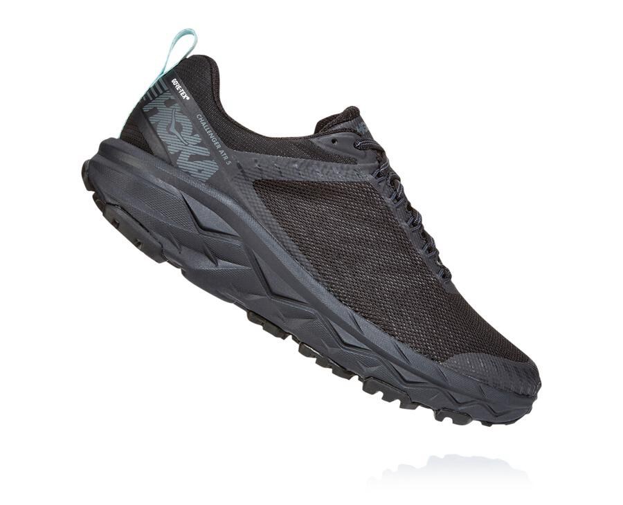 Zapatillas Trail Hoka One One Mujer - Challenger Atr 5 Gore-Tex - Negras - GBV580197